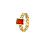 Emerald Green Vine Ring