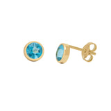 Garnet Stud Earrings