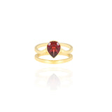 Pear Cut Cocktail Ring