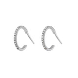 Small Diamond Earrings Hoops