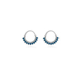 Diamond Hoop Earrings in 18k Gold