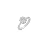 Diamond Wedding Ring in 18K White Gold