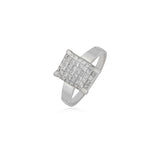 Diamond Wedding Ring in 18K White Gold