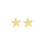 Starfish Earring in 18K Yellow Gold