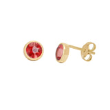 Garnet Stud Earrings