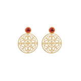 Andelusian Mosiac Garnite Earrings